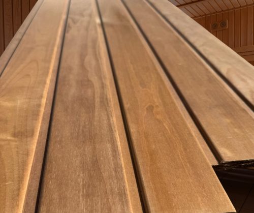 Thermowood Nyár Szauna Lambéria A min. 12x90 Csomómentes