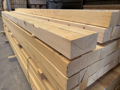 Egalizált Száritott Csiszolt Gerenda 98x98  4 méter