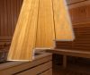 Thermowood Nyár Szauna Lambéria A min. 12x90 Csomómentes STS profil 1,5 m