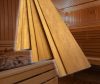 Thermowood Nyár Szauna Lambéria A min. 12x90 Csomómentes STS profil 1,8 m
