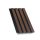 Duo Tone Wall koextrudált prémium falburkolat - sotetbarna