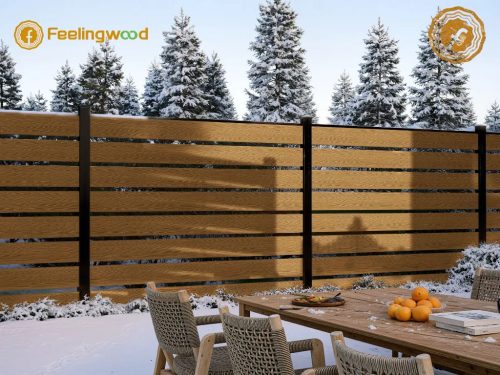 Lumi Fence koextrudált hézagos kerítéselem