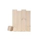 Festett lambéria svéd borovi 14x121 A-B min. White Harmony (fehér)