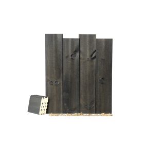   Festett lambéria svéd borovi 14x121 A-B min. Elite Graphite (sötét szürke) 