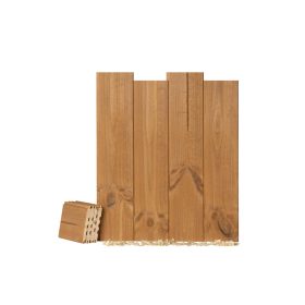   Festett lambéria svéd borovi 14x121 A-B min. Honey Oak (világos barna) 